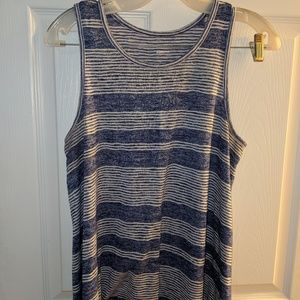 Blue striped Sonoma tank top